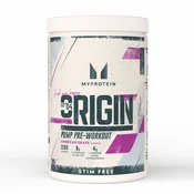 Prehransko dopolnilo za pred vadbo brez stimulansov Origin Stim-Free Pre-Workout - 600G - 30servings - American Grape