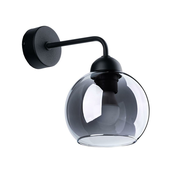 Sollux SL.1139 - Zidna lampa ALINO 1xE27/60W/230V crna