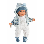 Llorens 42405 BABY ENZO - realisticna lutka sa zvukovima i tijelom od mekane tkanine - 42 cm