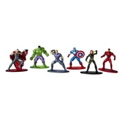 Marvel Avengers Kovinske zbirateljske nano figurice 1,65, set 6 kos