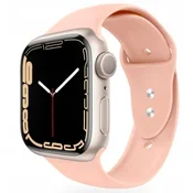 shumee GUMIJAST ŠPORTNI PAŠČEK ZA APPLE WATCH 3 4 5 6 7 8 9 SE 38/40 MM ROZA