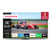 THOMSON 75QG7C14 75” QLED PRO 144Hz, HDR10 Google TV - Thomson - 75
