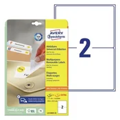 Avery White Multipurpose Labels, Removable