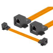 Omrežni adapter za okenske uvodnice 2 x RJ45 cat.5e 17cm