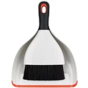 Set zajemalka in metla GOOD GRIPS 30 cm, bela, plastika, OXO
