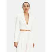 Patrizia Pepe Suknjič 2S1531 A411 Bela Regular Fit