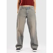Dickies Leesburg Mid Waist Baggy Straight Jeans light aged fade
