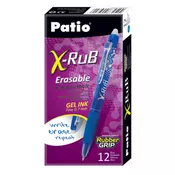 Hemijska olovka pisi/brisi plava XRub Patio art.34500PTR(12)