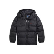 Polo Ralph Lauren za fante. 323969861001 Jakna s kapuco iz ripstopa s puhom črna (M), Črna, Priložnostno, Reciklirani poliste