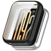 GS 2v1 ovitek z zaščitnim ovitko za zaslon za Xiaomi Smart Band 9 Pro, črn