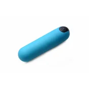 Bang! Bullet Blue - Compact Waterproof Vibrating Device with Remote 120146-Blue
