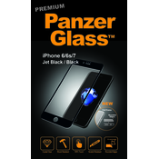 PanzerGlass PREMIUM - Kaljeno Steklo za iPhone 6, 6S, 7, 8, SE 2020 in SE 2022, crn