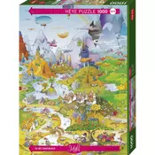 Heye - Puzzle Mordillo - Idila ob jezeru - 1 000 kosov