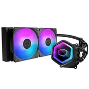 Cooler Master - MasterLiquid 240 Core II ARGB - Voden hladnjak/univerzalni - MLW-D24M-A18PA-R1