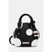 Karl Lagerfeld crossbody torbica ženska iz umetnega usnja IKON