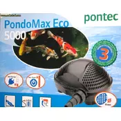 Pontec Pontec 50855 pumpa za potok sfilterom Pondomax Eco 5000 crna