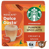 STARBUCKS NESCAFE DOLCE GUSTO PUMPKIN SPICE LATTE 6+6 kapsul LIMITED EDITION