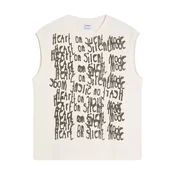Bershka Majica  črna / off-bela