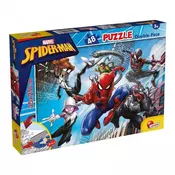 LISCIANI Puzzle Marvel Spiderman 2u1 složi I oboji -48 delova