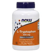 Now Foods NOW L-triptofan 500 mg, 120 rastlinskih kapsul
