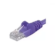 PremiumCord Povezovalni kabel UTP RJ45-RJ45 CAT6 7m vijolične barve
