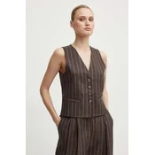 Day Birger et Mikkelsen Laneni telovnik Frida - Casual Linen Stripe