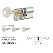 Varnostni cilinder MP DK - EAP2000 S (biserni nikelj)