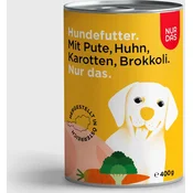 NUR DAS Pasja hrana - puran in korenje - 400 g