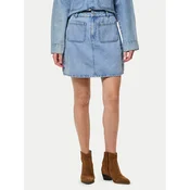 Pieces Jeans krilo Sky 17155880 Modra Regular Fit