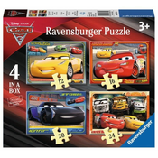Ravensburger Puzzle Cars 4 v 1 (12,16,20,24 kosov)