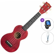 Mahalo ML1CR Basic SET Cherry Red Soprano ukulele
