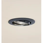 Prios stropna svetilka za vgradnjo Fibur, temno siva, aluminij, O 8,2 cm - Dnevna soba/jedilnica - Sodobni - kovinski - Kovina