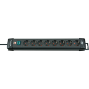 Brennenstuhl Premium-Line extension socket 8-way black 3m 1951180100