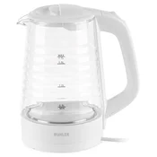 Elektricno kuhalo za vodu Muhler - WK-189G, 2200W, 1.7 l, stakleno, bijelo