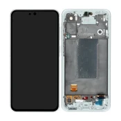 Samsung Galaxy A56 A566E - LCD zaslon + steklo na dotik + okvir (Awesome Lightgray) OLED