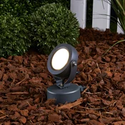 Lucande LED zunanji reflektor Gavin, 33 cm, antracit, aluminij - grafit - Kovina