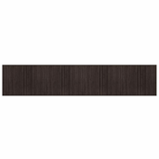 Vidaxl Preproga pravokotna temno rjava 80x400 cm bambus