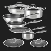Rosmarino HexaPro 11-delni set ponev s pokrovkami