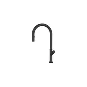 ALVEUS 1150908 - Pipa za pomivalno korito z izvlečnim pršilnikom SWAN 44,9 cm mat črna