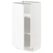 METOD Podni element s policama, bela Enköping/bela im. drveta, 40x37 cm