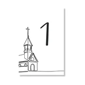 Personal Številka mize - Classic Izberite količino: 11 kos - 30 kos