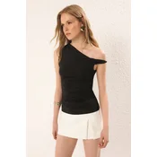 Trendyol Milla Ženska bluza, Crna