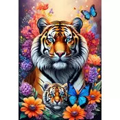 Alipson Puzzle Mothers love: Tigers 1000 kosov