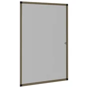 Vidaxl Komarnik za okna rjav 80x120 cm