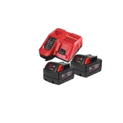 Milwaukee M18 NRGCR-502 set akumulatorjev in polnilca