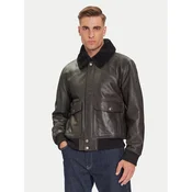 JOOP! Usnjena jakna Falko 80000864 Siva Regular Fit