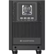 Conceptronic ZEUS52ES2K neprekidan tok energije (UPS) Dvostruka pretvorba (na mreži) 2 kVA 1800 W 4 utičnice naizmjenične struje
