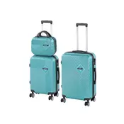 Komplet kovčkov TraveLux Pro XVIII na kolesih laguna modra