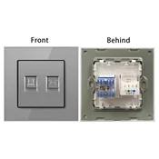 SmartHome Zidna uticnica CAT6 RJ45, Siva