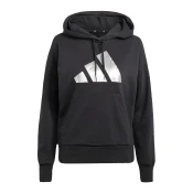 ADIDAS SPORTSWEAR Športna majica Holiday črna/srebrna